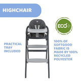 CHICCO CRESCENDO UP HIGHCHAIR ETNA BLACK