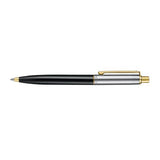 SHEAFFER SENTINEL GLOSS BLACK/CHRM CAP GOLD TRIM BALLPOINT PEN