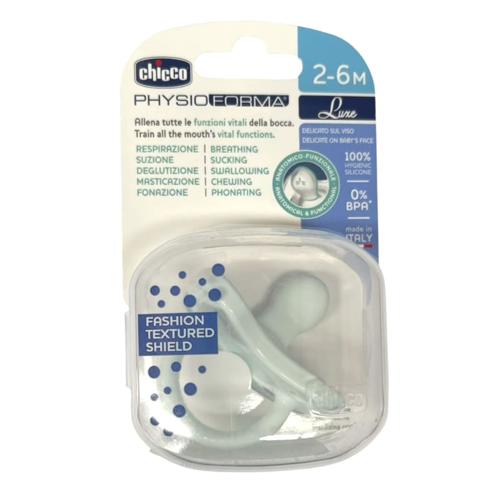 CHICCO SOOTHER:PH SOFT LUXE GREEN SIL 2-6M 1PC