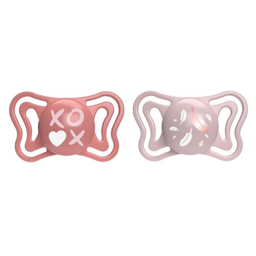 CHICCO SOOTHER: PHYSIO LIGHT PINK SIL 6-16M 2PC