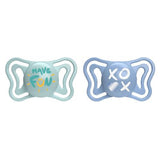 CHICCO SOOTHER: PHYSIO LIGHT BLUE SIL 6-16M 2PC