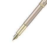 SHEAFFER EMILY IN PARIS 100 CHAMPAGNE GOLD/BOW CLIP FOUNTAIN PEN MEDIUM NIB