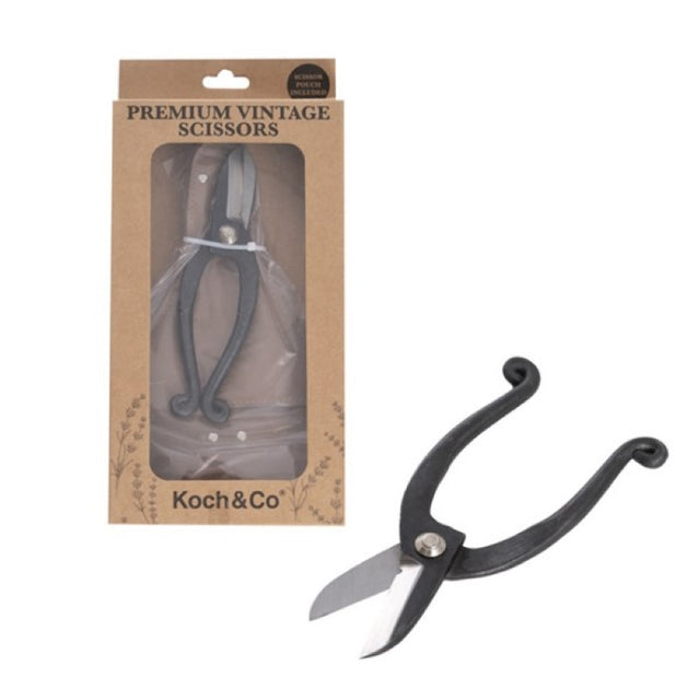 Vintage Bonsai steel shears, 165mm, designed for precise trimming of bonsai and flowers with an ergonomic grip and classic charm.