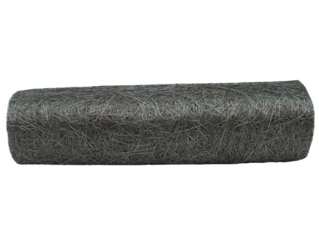 Durable 48cm x 9m black abaca roll, perfect for crafting, decorating, and eco-friendly DIY projects.