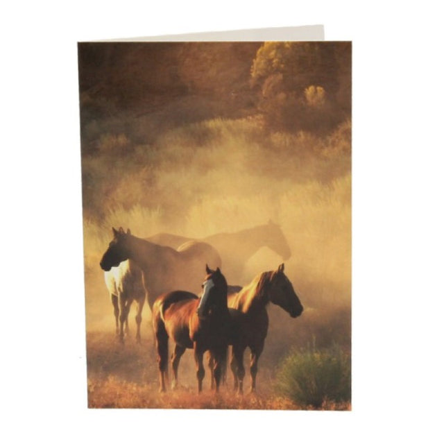 Gift cards featuring beautiful horse designs, 10-pack with matching envelopes, perfect for any occasion.