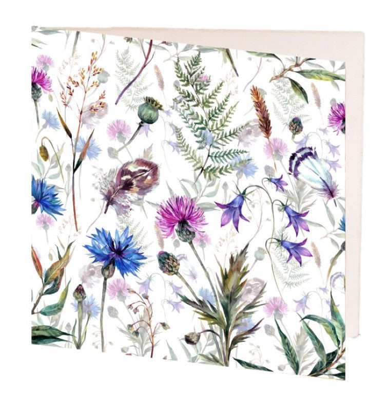 A pack of 10 gift cards featuring exquisite wildflower designs, perfect for any heartfelt occasion.