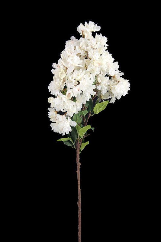 Lifelike 102cm Artificial Crepe Myrtle Spray with 96 white flowers, perfect for elegant home and event decor.