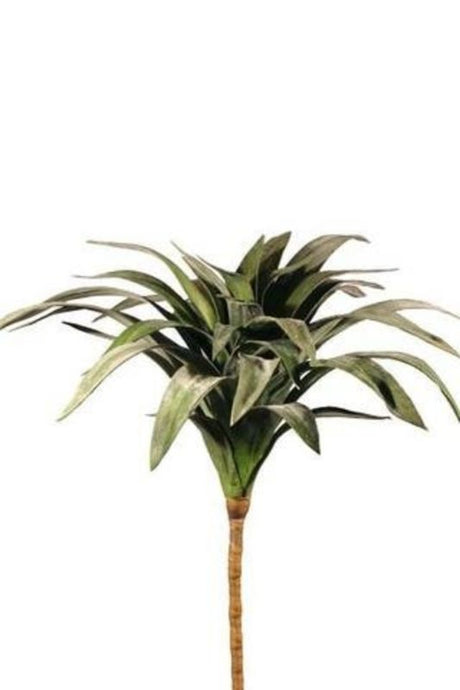 Lifelike set of 2 mid-green artificial flax plants, each 85cm tall, perfect for adding vibrant decor to any space.