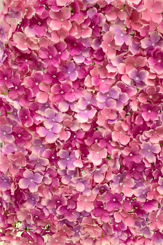Hydrangea Panel Dark Pink -  Dark Pink