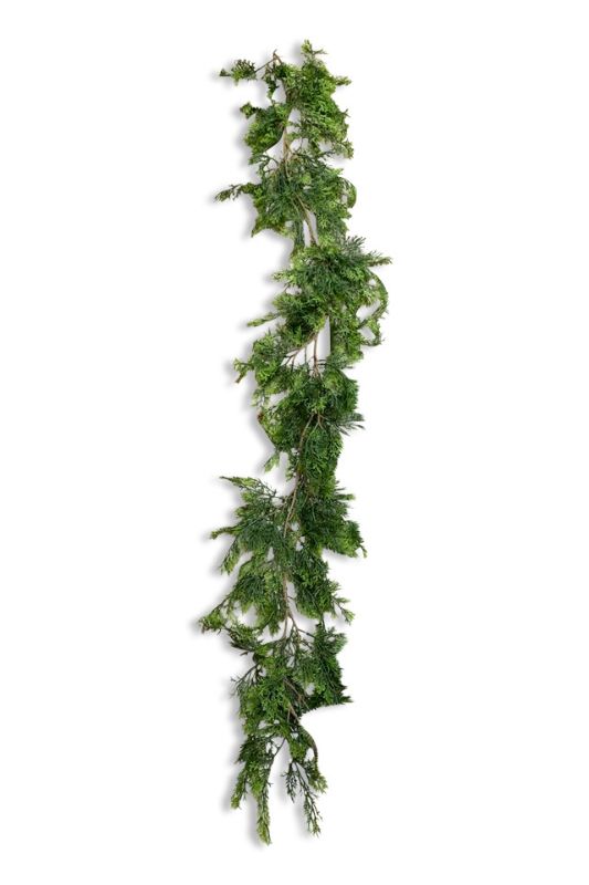 Artificial Cypress Pine Garland 2-Tone -  Mid Green