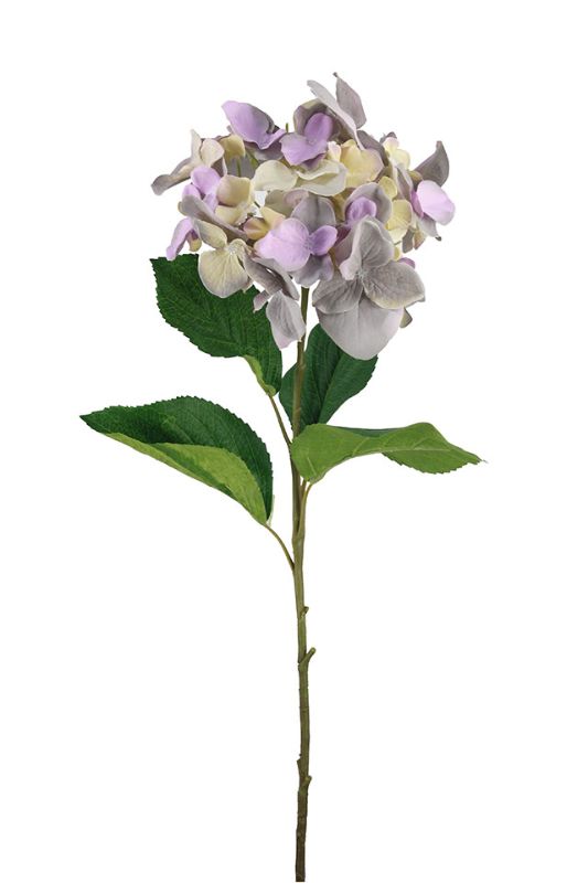 Artificial Hydrangea -  White - Set of 6