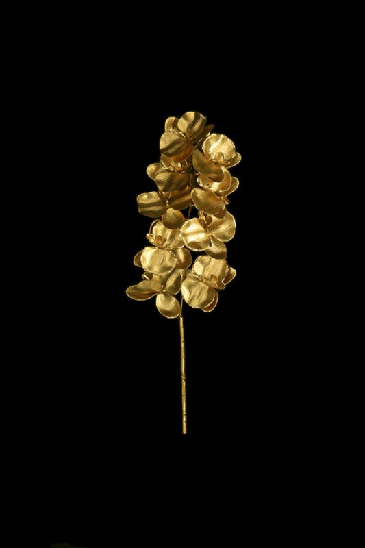 Artificial Phalaenopsis Orchid -  Gold