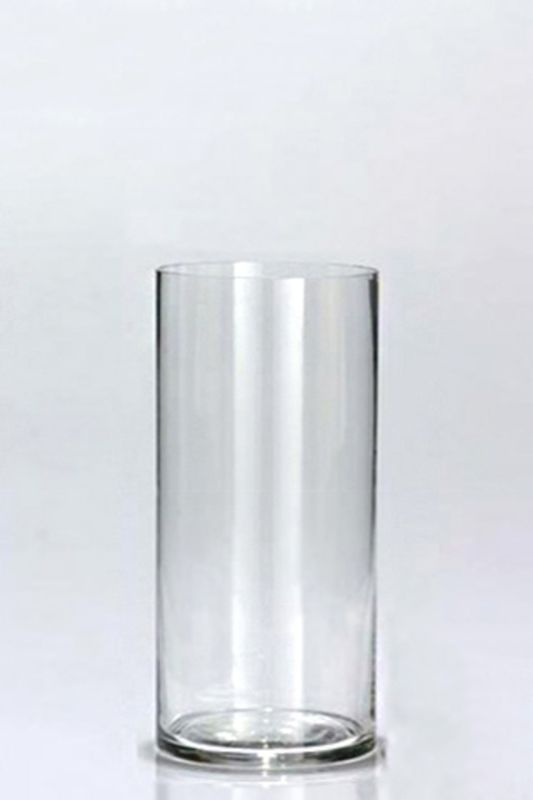 Glass - Premium Cylinder Vase -  Clear - Set of 24