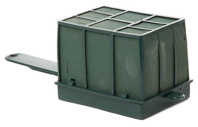 Casket Cover Petite Holder 7.7x7.5x8cm, sturdy base for elegant floral arrangements in memorial services.