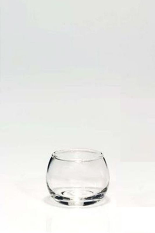Glass - T-Light Sphere -  Clear - Set of 19