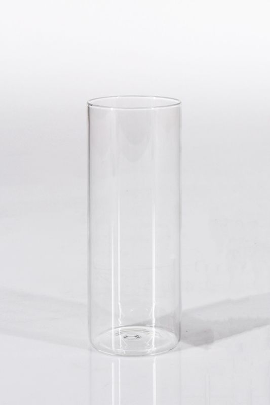 Glass - Tall T-Light Cylinder -  Clear - Set of 96