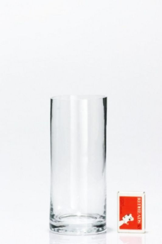 Glass - Plain Cylinder Vase -  Clear - Set of 24