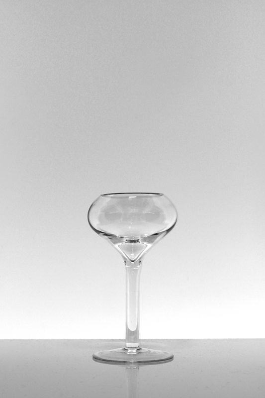 Glass - S Stem T-Light Holder -  Clear - Set of 24