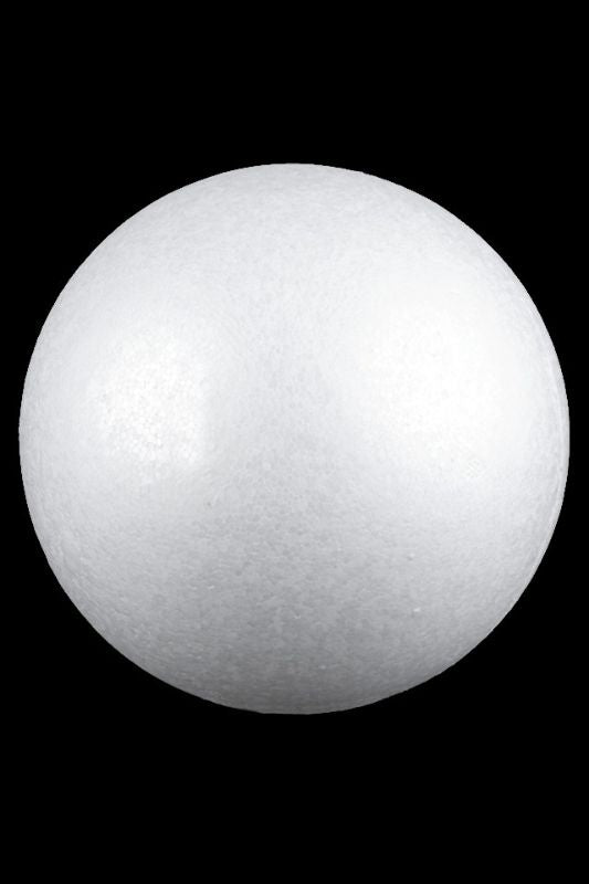 Polystyrene Foam Ball -  White - Set of 2