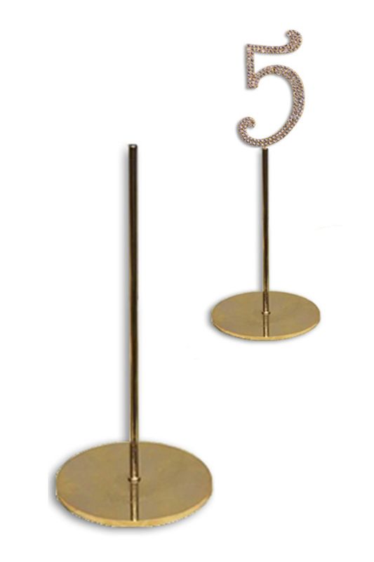 Table Number Stand -  Gold