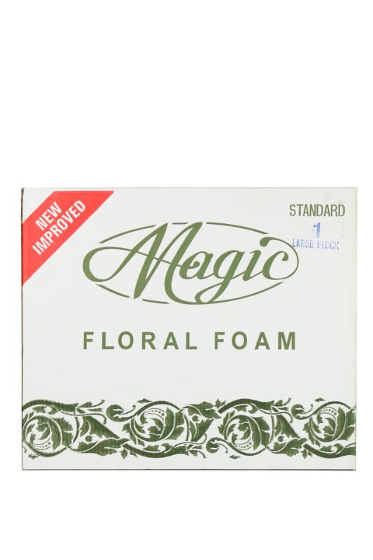 Florist - 'Magic' Florafoam 1 Large Block -  Mid Green