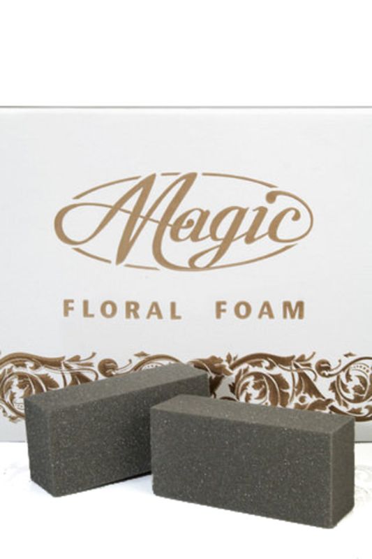 Florist - 'Magic' Dry Foam 40 Bricks/Carton -  Smoke