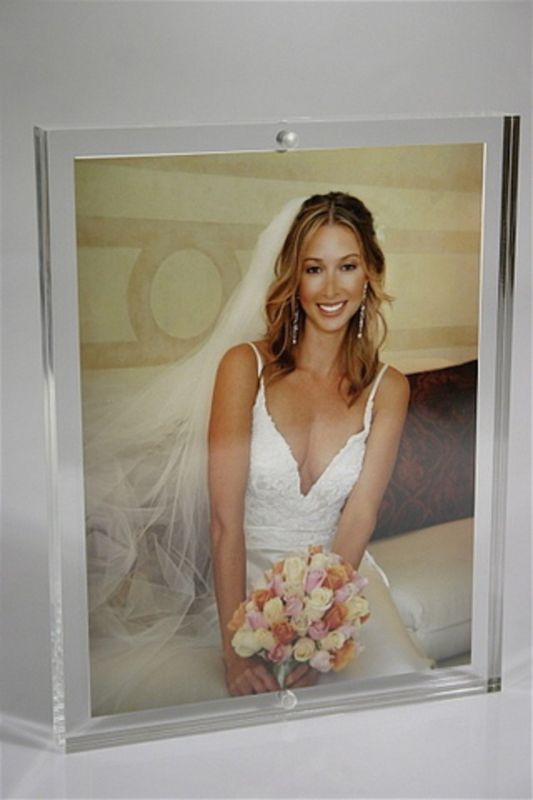 Acrylic Photo Frame 2 x 10mm -  Clear