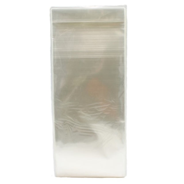 Clear cello wine bags in a pack of 100, perfect for elegantly presenting standard wine bottles at any event.