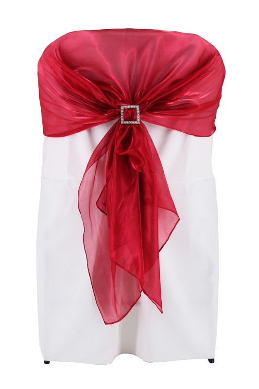 Deluxe Shoulder Sash (With Velcro Strap) -  Silver - Set of 10