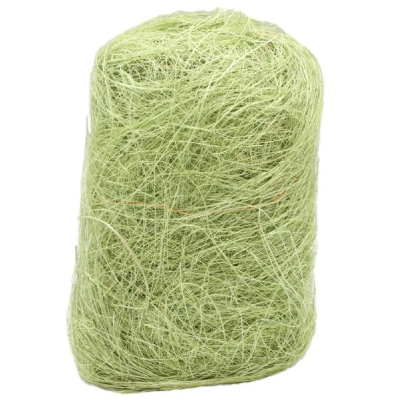 Premium 250g Abaca Fibre Leaf in vibrant green, perfect for sustainable crafting and DIY projects.
