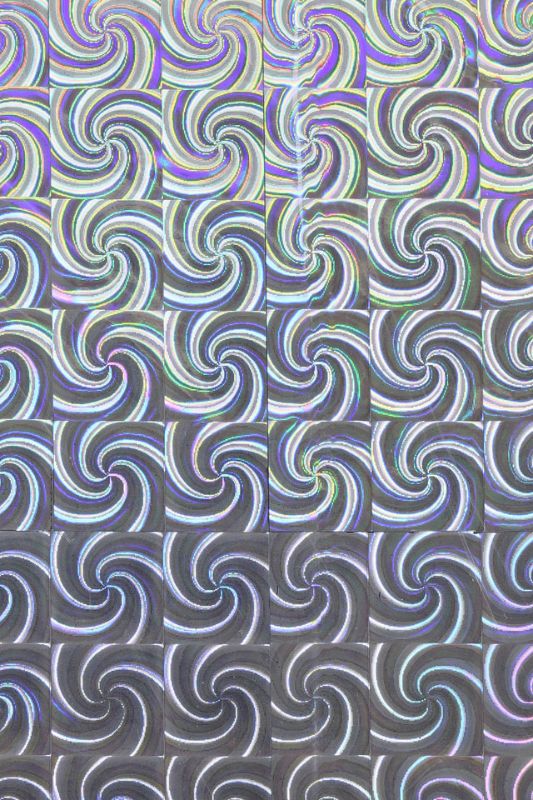 Elegant silver swirl laser paper, 100 sheets, perfect for stylish gift wrapping and crafts, measuring 70 x 100cm.