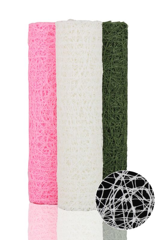 Decorative Wrap  - Random Mesh -  Pink