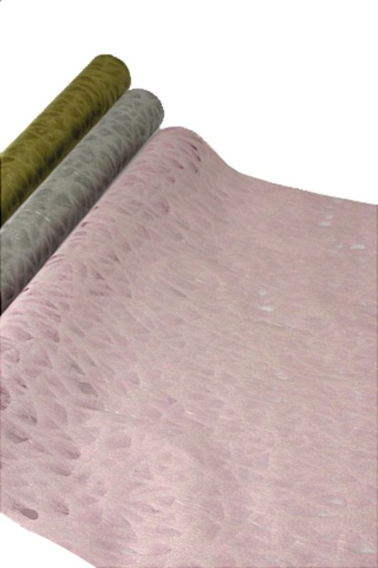 Stunning silver decorative wrap, 50cm x 9.14m, perfect for gifting and crafts with an elegant shimmering finish.