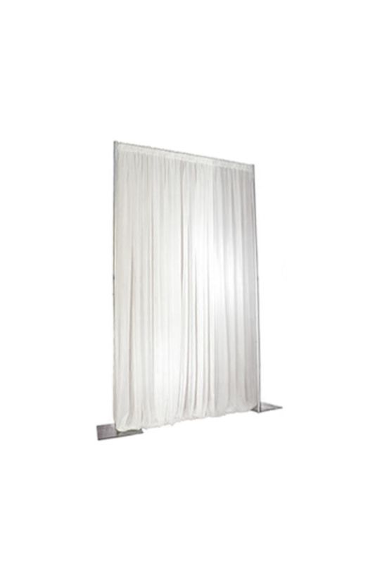 Event Backdrop - Pleated Backdrop Panel -  White