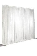 Event Backdrop - Pleated Backdrop Panel -  White