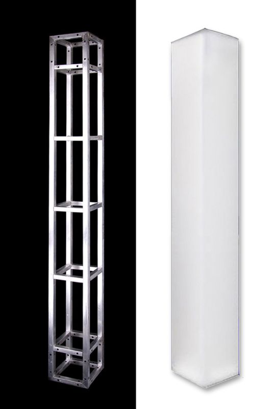 Event Backdrop - 200gsm Lycra Truss Cover -  White - Set of 10