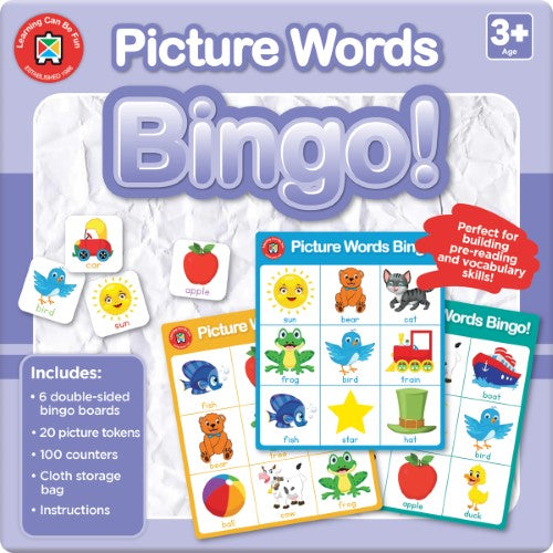 LCBF Picture Words Bingo
