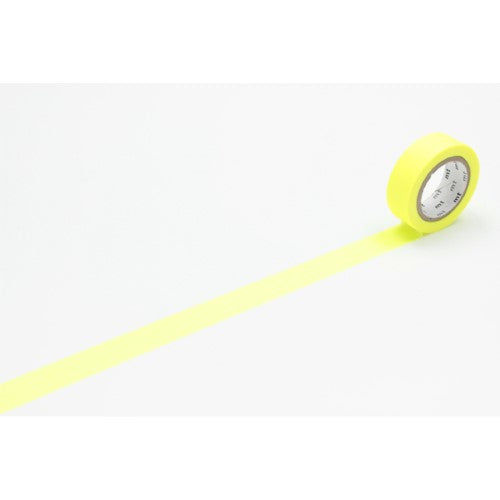 MT Washi Tape 15mm x 7m Shocking Yellow
