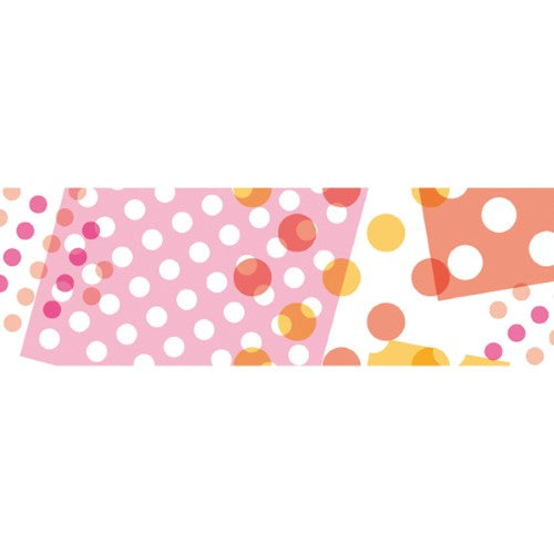 MT Washi Tape 15mm x 7m Negapori Dot Pink
