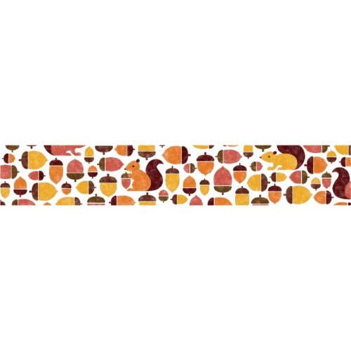 MT Washi Tape 15mm x 7m EX Squirrel and Acorn