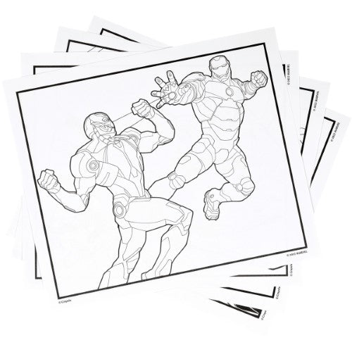 Crayola Color & Sticker Marvel Avengers