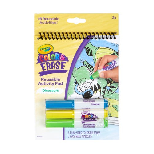 Color & Erase Reusable Activity Pad Dinosaurs