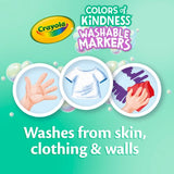 Crayola Colors of Kindness Fineline Washable Markers 10Pk