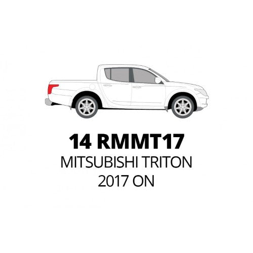 ALL WEATHER MAT SET MITSUBISHI TRITON 2017 ON