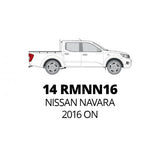 ALL WEATHER MAT SET NISSAN NAVARA 2016 ON