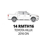 ALL WEATHER MAT SET TOYOTA HILUX AUTO 2016 ON