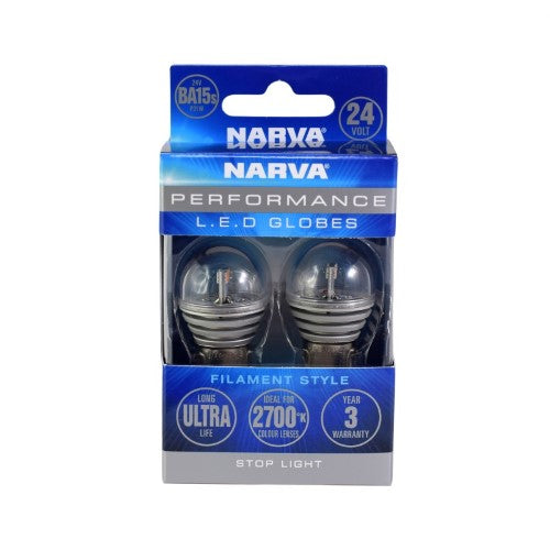 Led Bayonet Globe 24v Ba15s 410lm - Narva