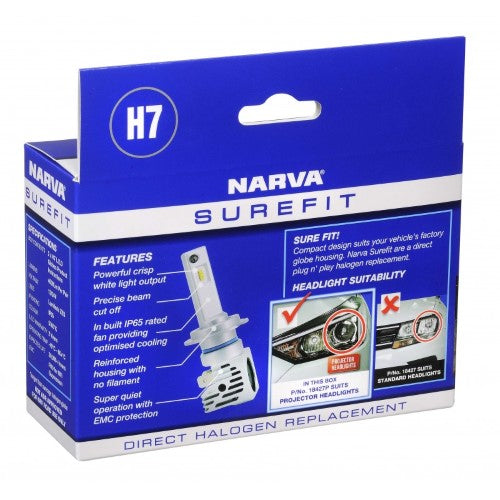 H7 SUREFIT PROJECTOR GLOBES