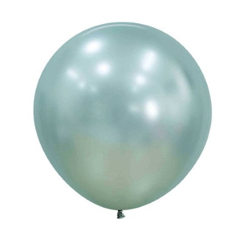 Sempertex 60cm Silk Cool Mint Latex Balloons 826- 3 Pack - Pack of 3