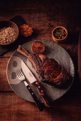 Churrasco Steak Knife Jumbo Point Brown 4 Piece Set 12cm - Tramontina